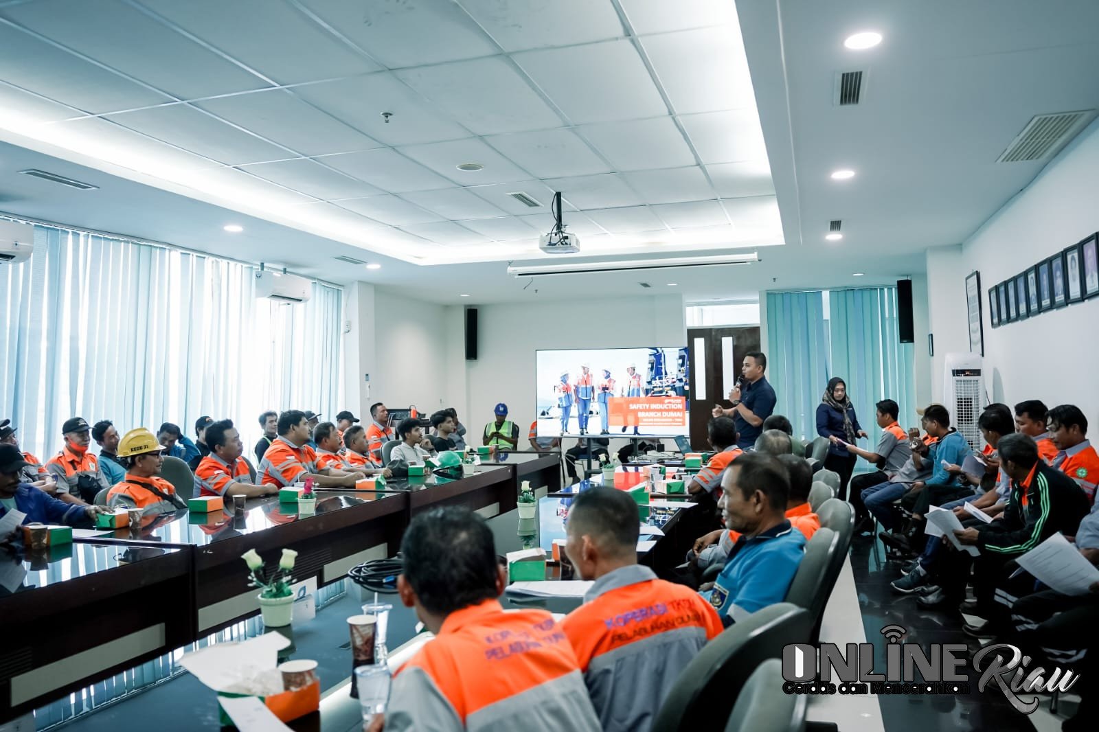 Safety First Jadi Prioritas, 70 TKBM Pelabuhan Dumai Ikuti Safety Induction